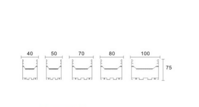 Galton Aluminum 40W 50W Led High Lumen Linear Profile System for Supermarket Office Warehouse Pendent Project Linkable Linear Light Indoor 