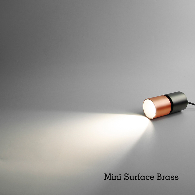 IP20 Brass Surface mounted 7/15/20W Downlight For Villa Project Hotel Lighting