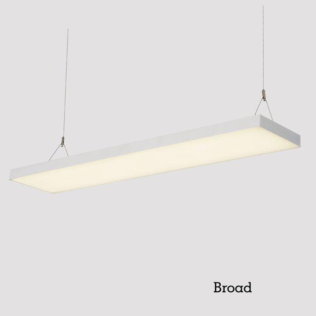 Aluminum Broad Led High Lumen Linear Panel for Supermarket Office Warehouse Linear Suspended Light Fixture