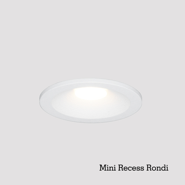 IP20 Round Mini Recess 3W Lights For Villa Residential Hotel Ambient Indirect Lighting