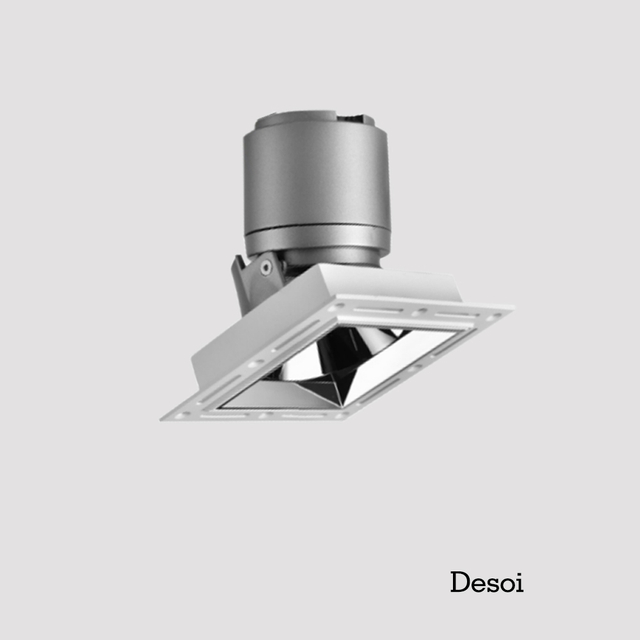 Desoi Anti-Glare Low UGR Module Led Downlight Hotel Living Room Porch Ceiling Small Wall Washer Recessed Lights Wholesale Project Lighting