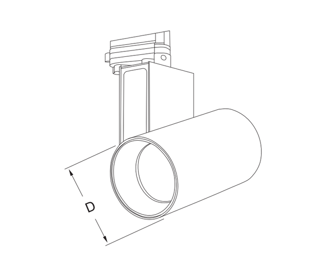Led Lamp Retail Spot Lighting Fixtures Spotlights Linear Magnetic Rail Tracking Lamp
