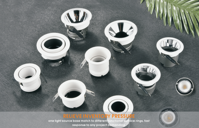 Desey Indoor High Quality Module Adjustable Downlight Anti-Glare Led Lights Ceiling Recessed Wall Washer